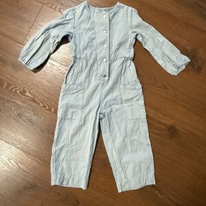 Zara Kids Sky Blue Jumpsuit
